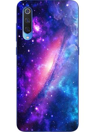 Силіконовий чохол бампер для xiaomi mi 9 з картинкою галактика