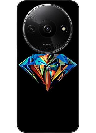 Силиконовый чехол бампер epik для xiaomi redmi a3 с картинкой бриллиант
