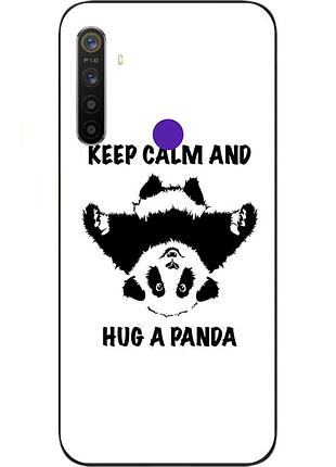 Силиконовый чехол для realme 5i с картинкой keep calm