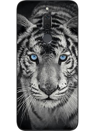 Чехол силиконовый для huawei mate 10 lite с картинкой тигр