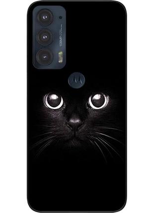 Силіконовий чохол epik для motorola edge 20 з картинкою мордочка