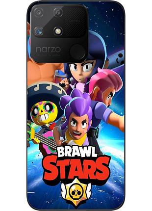 Чохол силіконовий epik для realme narzo 50a з картинкою бравл бойци