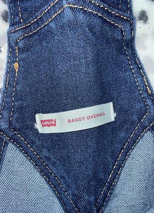 Джинсовий комбінезон для дівчинки/5,6 років /levis 2