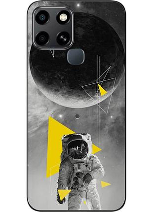 Чохол силіконовий epik для infinix smart 6 з картинкою астронавт
