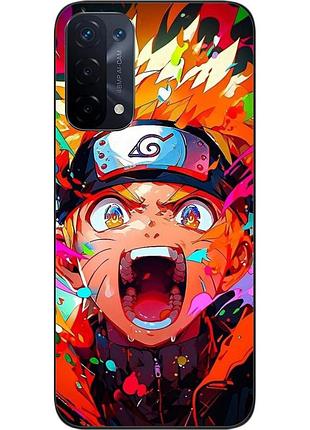 Силиконовый чехол epik для oppo a54 5g с картинкой наруто узумаки арт