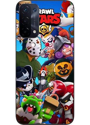Чехол силиконовый epik для oppo a54 5g с картинкой бравл команда