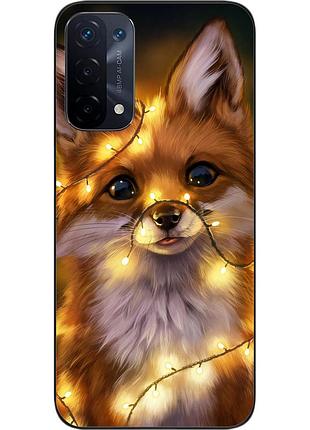 Силиконовый чехол epik для oppo a54 5g с картинкой лисичка