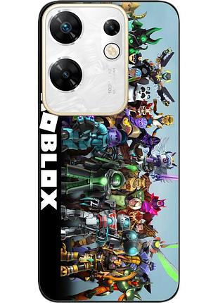 Силиконовый чехол epik для infinix zero 30 4g с картинкой роблокс герои