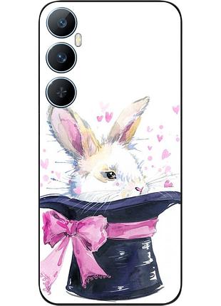 Чехол силиконовый epik для realme с65 4g с картинкой кролик