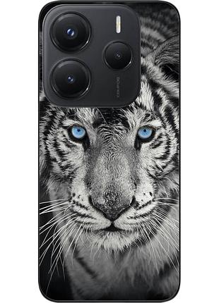 Чохол силіконовий epik для xiaomi redmi note 14 5g з картинкою білий тигр
