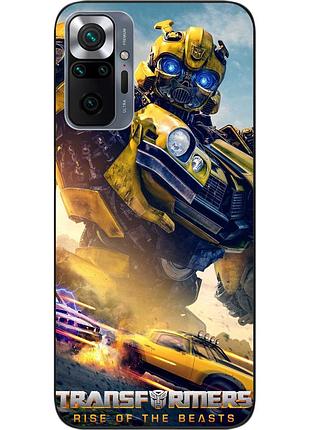 Силиконовый чехол epik для xiaomi redmi note 10 pro с картинкой бамблби трансформеры