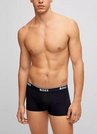 Hugo труси чорні резинка boss