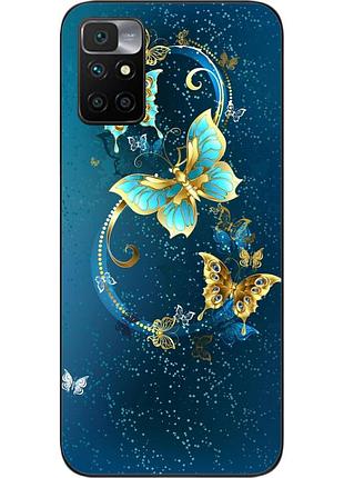 Оригінальний чохол для xiaomi redmi 10 з картинкою метелики