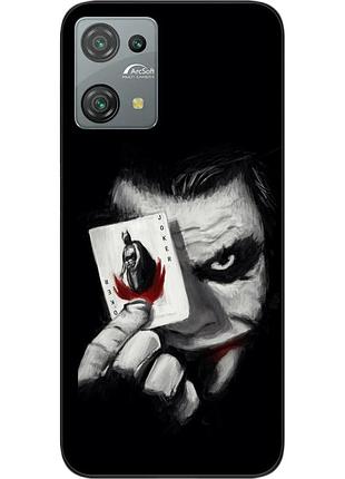 Силиконовый чехол epik для oscal c30 pro с картинкой джокер с картой