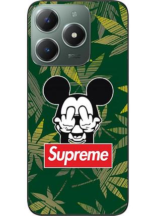 Силиконовый чехол epik для realme с61 4g с картинкой микки supreme