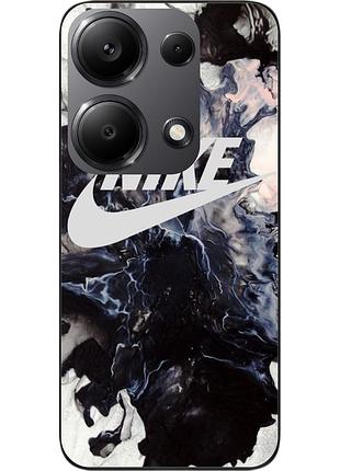 Силіконовий чохол epik для xiaomi redmi note 13 pro 4g з картинкою лого nike