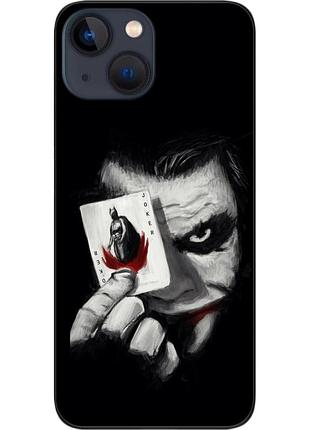Силиконовый чехол epik для iphone 13 mini с картинкой джокер с картой