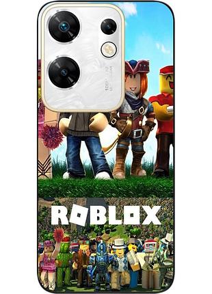 Силиконовый чехол бампер epik для infinix zero 30 4g с картинкой roblox герои