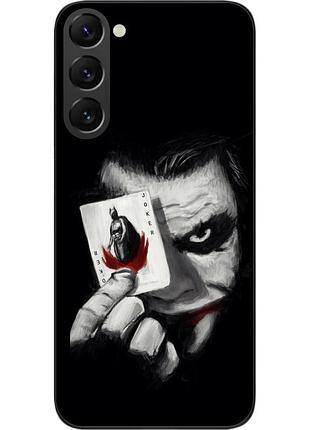 Силиконовый чехол epik для samsung galaxy s22 с картинкой джокер с картой