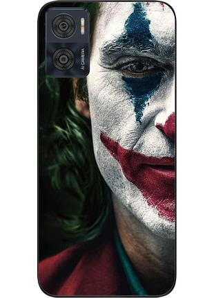 Оригинальный чехол epik для motorola moto e22 / e22i с картинкой джокер