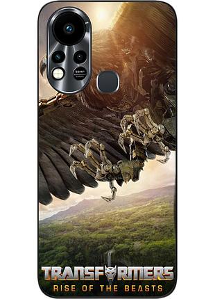 Силиконовый чехол epik для infinix hot 11s с картинкой эйрейзор трансформеры звероботы