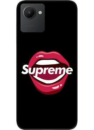 Оригинальный чехол epik для realme c30 с картинкой губы