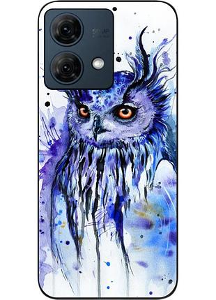 Силіконовий чохол epik для motorola moto g84 з картинкою сова акварель