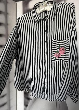 Блуза з вишивкою h&m