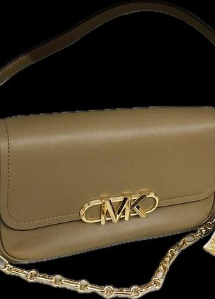Жіноча шкіряна сумка michael michael kors parker medium leather shoulder bag