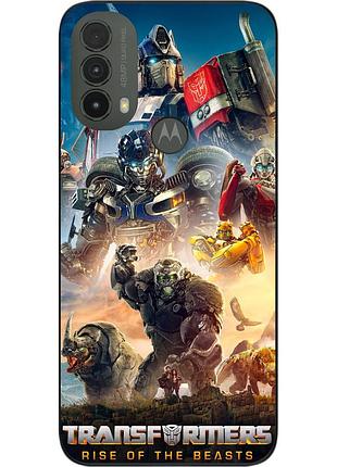 Силіконовий чохол epik для motorola moto e40 з картинкою трансформери