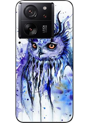 Силіконовий чохол epik для xiaomi 13t з картинкою сова акварель