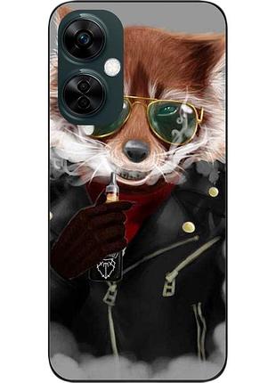 Силиконовый чехол epik для oneplus nord ce 3 lite с картинкой крутой енот