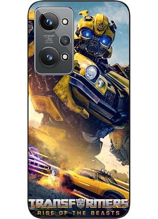 Силиконовый чехол epik для realme gt2 с картинкой бамблби трансформеры