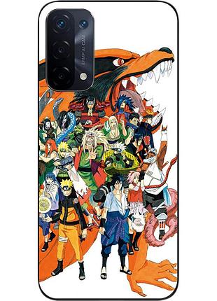 Силиконовый чехол epik для oppo a54 5g с картинкой наруто герои