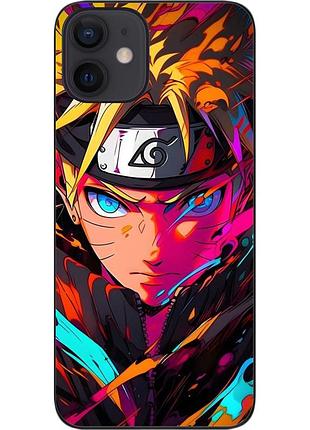 Силіконовий чохол epik для iphone 12 mini з картинкою яскравий наруто