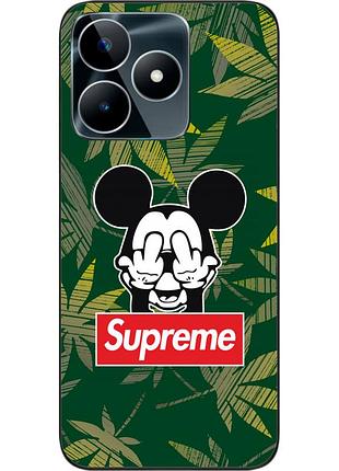 Оригинальный чехол epik для realme c53 nfc с картинкой микки supreme