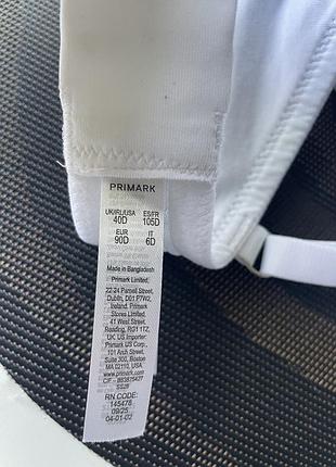 Белый базовый бюстгалтер primark 4