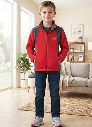 Флисовая кофта the north face, 7-9 р.