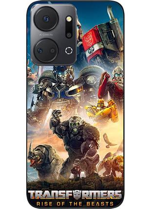 Силиконовый чехол epik для honor x7a с картинкой трансформеры