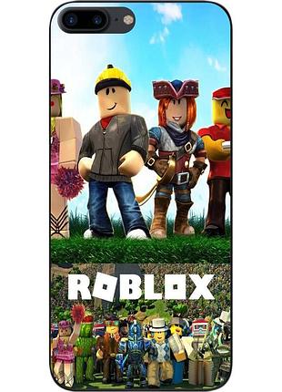 Силиконовый чехол бампер epik для iphone 7 plus с картинкой roblox герои