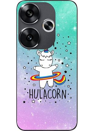 Силиконовый чехол epik для xiaomi poco f6 с картинкой единорог