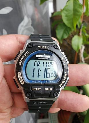 Timex ironman triathlon indiglo спортивные электронные мужские часы