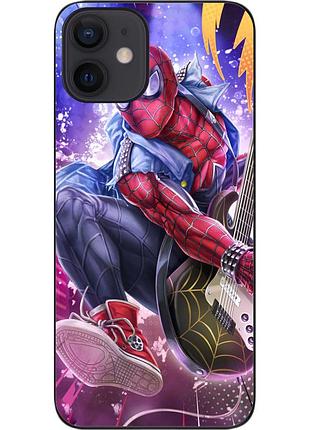 Силіконовий чохол epik для iphone 12 mini з картинкою spider-punk