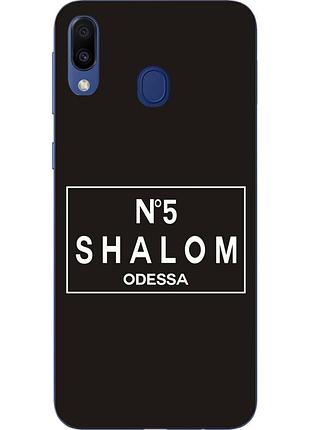 Антибрендовый силиконовый чехол для samsung galaxy a30 2019 a305f с картинкой shalom №5 odessa