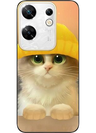Силиконовый чехол epik для infinix zero 30 4g с картинкой кот
