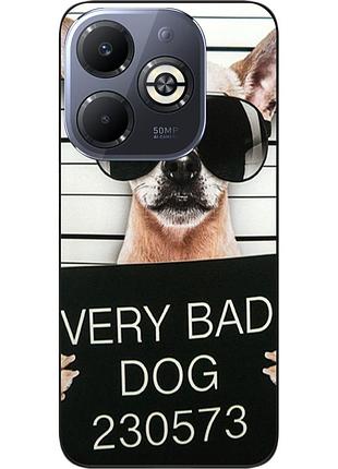Чехол силиконовый epik для infinix smart 8 plus (x6526) с картинкой bad dog