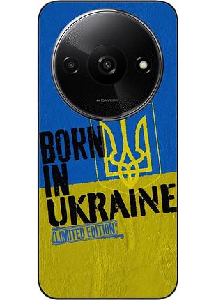 Силіконовий чохол epik для xiaomi redmi a3 з картинкою народжений в україні