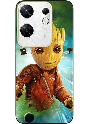 Силіконовий чохол epik для infinix zero 30 4g з картинкою марвел грут