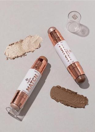 Хайлайтер і рум’яна match stick highlighter & blush bogenia