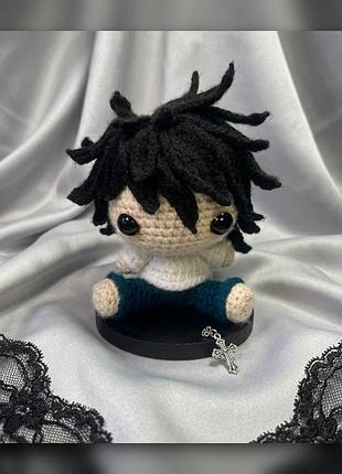 Вязаная игрушка эл (l) с аниме death note, аммигуруми, игрушка